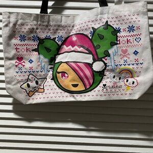 Tokidoki Candy Cream and Pink Tote Bag